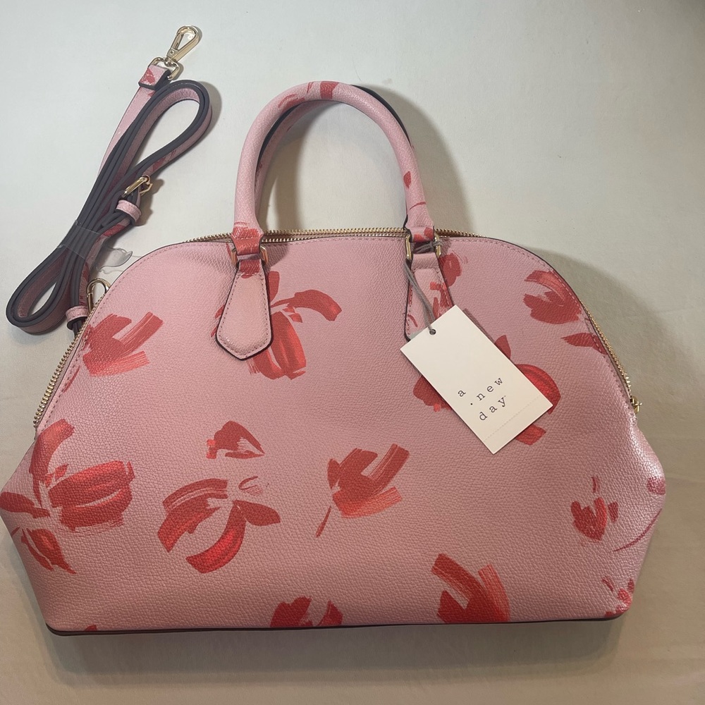NWT Target A New Day Dome floral Handbag/Crossbody